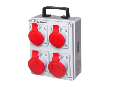 Rozdzielnica RPK-3 IP-44-wyposażona w okablowanie do podłączenia zabezpieczeń | 940073 Elektromet