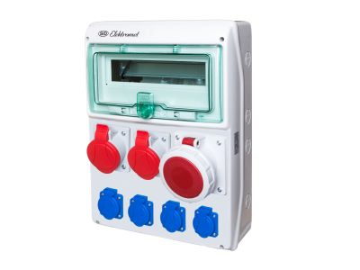Rozdzielnica RSS-04 IP-44-okienko inspekcyjne 12 modułów -wyposażona w okablowanie do podłąc | 942041 Elektromet