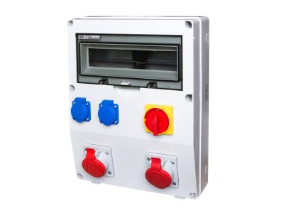 Rozdzielnica RSE-05 IP54Rozdzielnice z rozłącznikiem włącz-wyłącz 40A -okienko inspekcyjne 14 mod | 942102 Elektromet