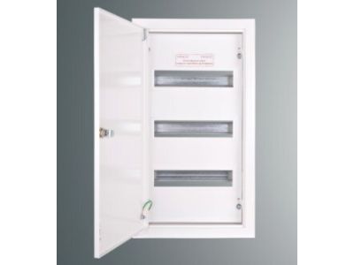 Rozdzielnica p/t modułowa RW 3NN 3 x 12S 532x288x130; szyna TSH35;zamek patent.9081; IP30; RAL 9003 | RW 3NN 3 x 12S Kubiak