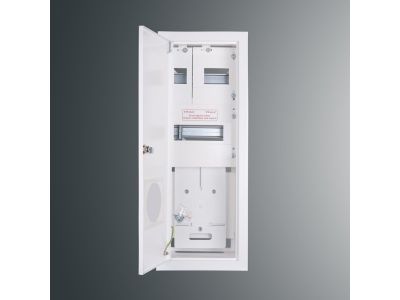 Rozdzielnica p/t licznikowa RW 23NN O T1F + 14S 612x213x170;z okienkiem;z.p.9081;IP30;RAL9003 | RW 23NN O T1F + 14S Kubiak