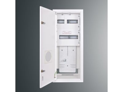Rozdzielnica p/t licznikowa RW 24NN P O T3F + 23S PŁYTKA 737x288x135;z okienk;z.p.9081;IP30;RAL9003 | RW 24NN P O T3F + 23S PŁYTKA Kubiak