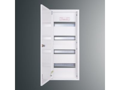 Rozdzielnica n/t modułowa RZ 16NN 4 x 12S 672x288x130;szyna TH35; IP30; RAL 9003 | RZ 16NN 4 x 12S Kubiak