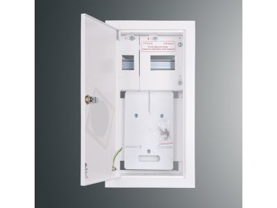 Rozdzielnica p/t licznikowa RW 6NN T1F + 6S 432x213x170; pełne drzwi;z.p.9081; IP30;RAL 9003 | RW 6NN T1F + 6S Kubiak