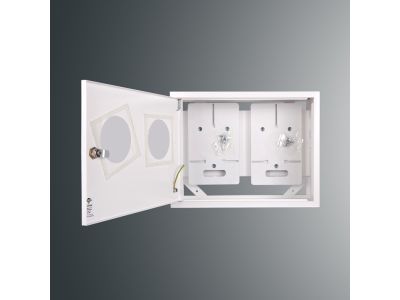 Rozdzielnica n/t licznikowa RZ 25NN O 2T1F 312x403x170; z okienkiem; IP30; RAL 9003 | RZ 25NN O 2T1F Kubiak