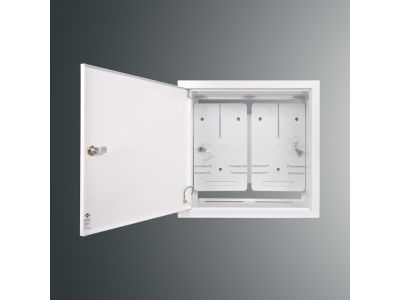 Rozdzielnica p/t licznikowa RW 26NN 2T3F 402x423x220;pełne drzwi;z.p.9081;IP30;RAL9003 | RW 26NN 2T3F Kubiak