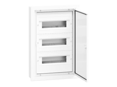 Rozdzielnica modułowa p/t DARP 36S Quiteline 3×12 drzwi aluminiowe IP54 520x345x90mm biała | 9.312 Elektro-Plast Opatówek