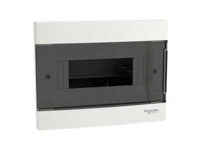Rozdzielnica modułowa podtynkowa 1×8 IP40 drzwi transparentne, Easy9 EU EZ9EU-1-8-PT-T | EZ9EUA108 Schneider Electric