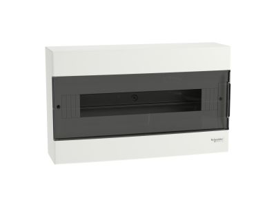 Rozdzielnica modułowa natynkowa 1×18 IP40 drzwi transparentne, Easy9 EU EZ9EU-1-18-NT-T | EZ9EUC118 Schneider Electric