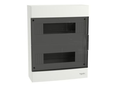 Rozdzielnica modułowa natynkowa 2×12 IP40 drzwi transparentne, Easy9 EU EZ9EU-2-12-NT-T | EZ9EUC212 Schneider Electric