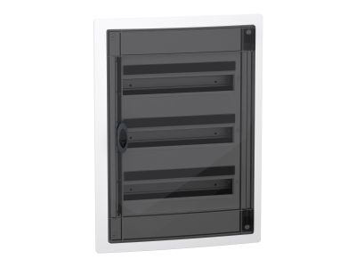 Rozdzielnica modułowa podtynkowa 3×18 IP40, IK09 drzwi przezroczyste, PrismaSeT XS PSXS-3-18-PT-P | LVSXP318 Schneider Electric