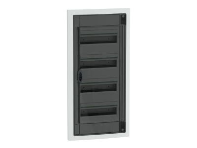 Rozdzielnica modułowa podtynkowa 4×13 IP40, IK09 drzwi przezroczyste, PrismaSeT XS PSXS-4-13-PT-P | LVSXP413 Schneider Electric