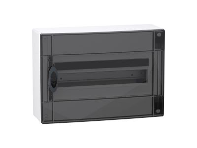 Rozdzielnica modułowa natynkowa 1×18 IP40, IK09 drzwi przezroczyste, PrismaSeT XS PSXS-1-18-NT-P | LVSXR118 Schneider Electric