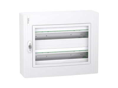 Rozdzielnica modułowa natynkowa 2×24 IP40, IK09 drzwi przezroczyste, PrismaSeT XS PSXS-2-24-NT-P | LVSXR224 Schneider Electric