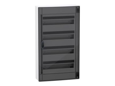 Rozdzielnica modułowa natynkowa 4×18 IP40, IK09 drzwi przezroczyste, PrismaSeT XS PSXS-4-18-NT-P | LVSXR418 Schneider Electric