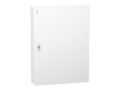 Rozdzielnica modułowa natynkowa 4×24 IP40, IK09 drzwi białe, PrismaSeT XS PSXS-4-24-NT-B | LVSXQ424 Schneider Electric
