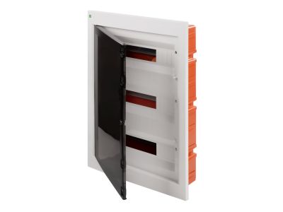Rozdzielnica PE+N 3×18 p/t IP40 biały/dymny AREO | 3662-01 Elektro-Plast Nasielsk