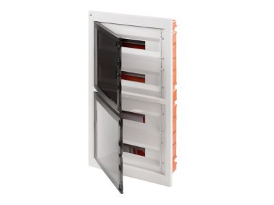 Rozdzielnica PE+N 4×18 p/t IP40 biały/dymny AREO | 3663-01 Elektro-Plast Nasielsk