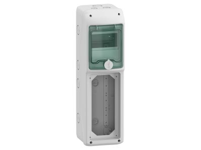 Rozdzielnica modułowa natynkowa 1×5 IP65 do gniazd 1 otwór 103x225mm gMRV-1-5-NT-T/9, Mureva | 13185 Schneider Electric