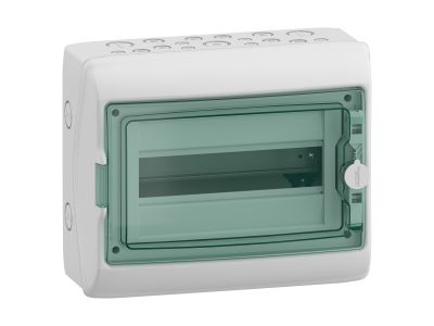 Rozdzielnica modułowa natynkowa 1×12 IP65 MRV-1-12-NT-T drzwi transparentne, Mureva (dawna Kaedra) | 13431 Schneider Electric
