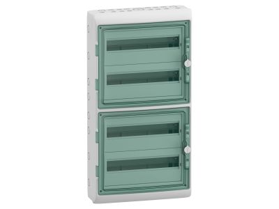 Rozdzielnica modułowa natynkowa 4×18 IP65 MRV-4-18-NT-T drzwi transparentne, Mureva (dawna Kaedra) | 13437 Schneider Electric