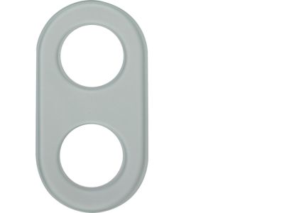 Ramka szklana 2-krotna, jasny, Serie Glas | WTD7200GT Hager