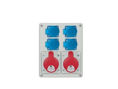 Rozdzielnica R-BOX 240, 2x16A/5p, 4x250V | B.1096 Pawbol