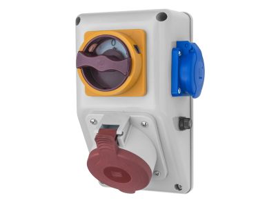 Rozdzielnica n/t R-BOX KOMPAKT 143x210x126mm, 1x32A/5P 1x250V wył 0/1, IP44, biała | B.325/1/01 Pawbol