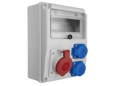 Rozdzielnica R-BOX 240 8S 1×16/5,2x230V puste okno | B.1801 Pawbol